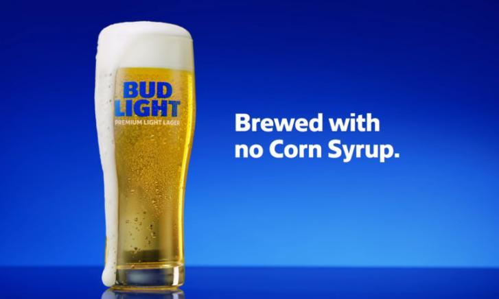 Bud Light gebrouwen zonder glucosestroop